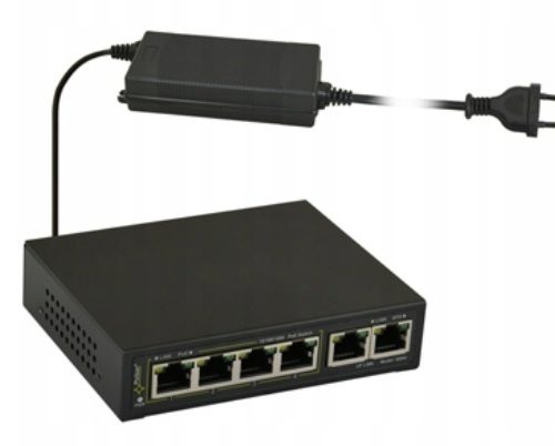Switch PoE Pulsar SG64 6p Gigabit, 4 porty PoE