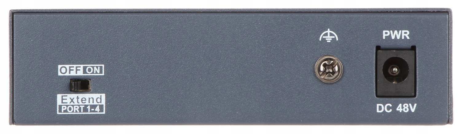 SWITCH POE DS-3E0105P-E(B) 4-PORTOWY Hikvision - obrazek 4