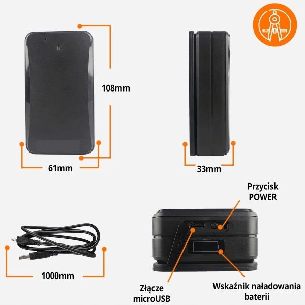 Lokalizator GPS Nadajnik Alarm Gsm Samochodowy AT4 - obrazek 5