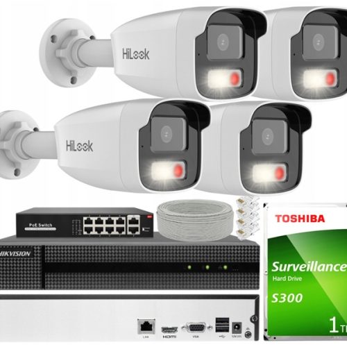 Zestaw monitoringu dom kamera IP 4x IPCAM-B2-50DL ...