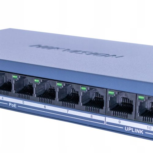 SWITCH POE DS-XS0110-P 8x POE + 2x UPLINK 10/100Mb...
