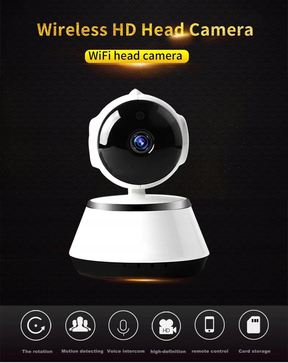 KAMERA OBROTOWA WIFI ELEKTRONICZNA NIANIA 8MPX 4K