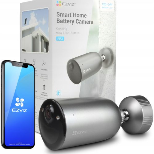 EZVIZ Kamera IP Akumulator 8MPx 4K Detekcja Ai 10400mAh IR15m 2.8mm WiFi