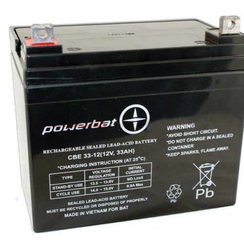 Akumulator żelowy Powerbat CBE 33-12 12 V / 33 Ah