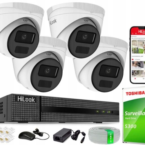 Zestaw monitoringu dom kamera IP 4x IPC-T241H-C NV...