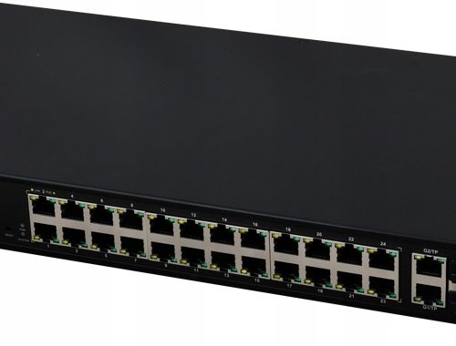 Switch PoE 26-portowy do 24 kamer SF124WP Pulsar