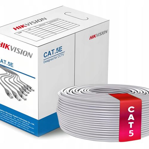 Kabel UTP Skrętka Hikvision CAT 5E 305m 100% Mied...