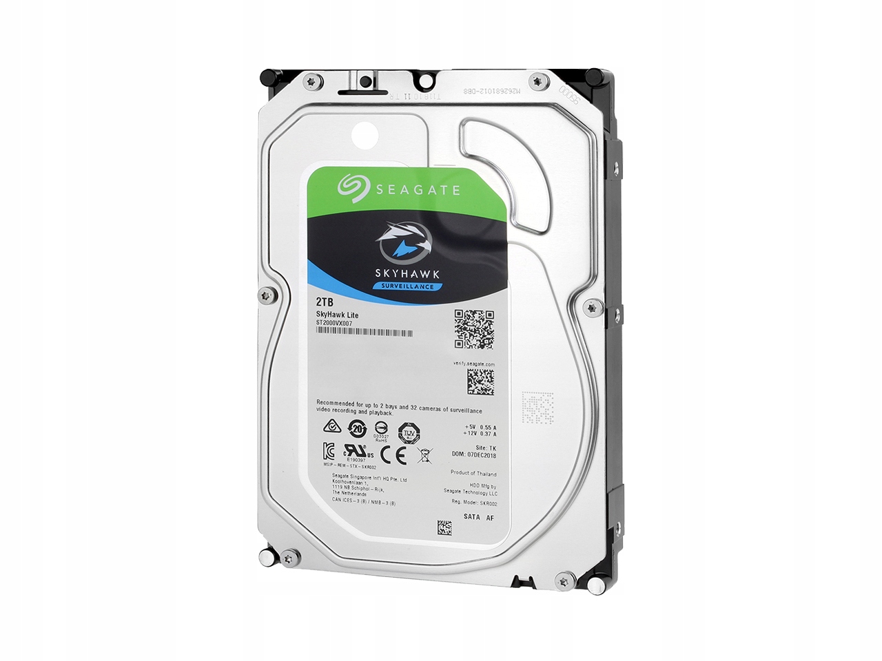 Dysk twardy Seagate SkyHawk 2TB SATA III 3,5" - obrazek 8
