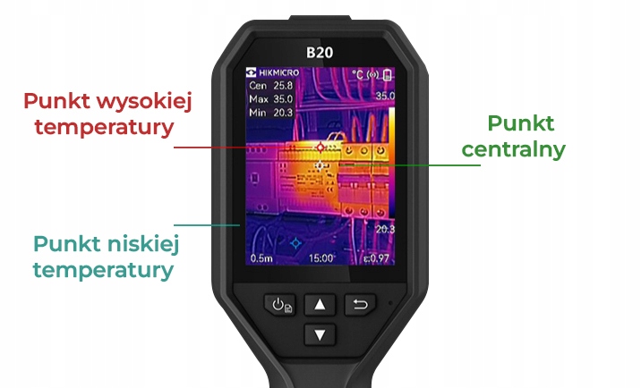 Ręczna Kamera Termowizyjna Przemysłowa termowizor HIKMICRO B11 - obrazek 6