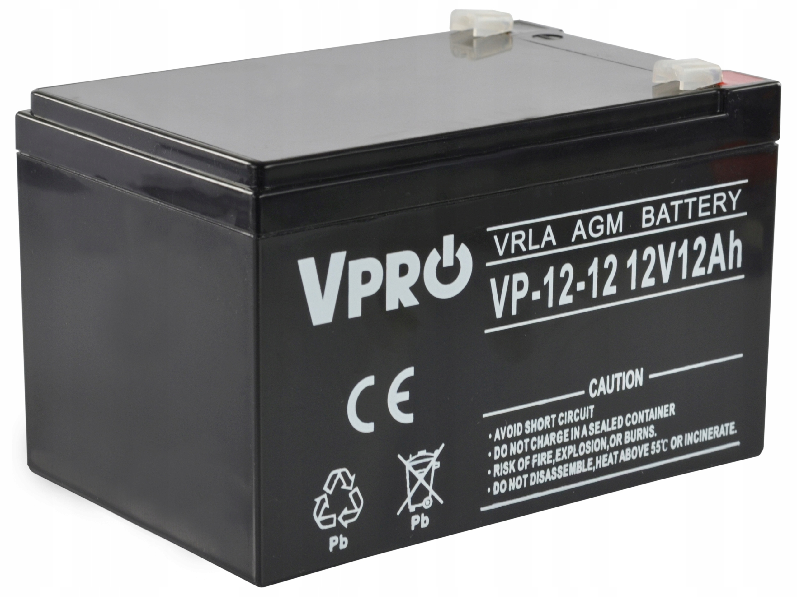AKUMULATOR 12V/12AH-MW - obrazek 3