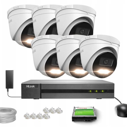 Zestaw monitoringu dom 6x IPCAM-T6-30DL 6Mpx Smart...
