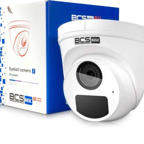 Kamera IP BCS 2MPx 1080p Kopułkowa Mikrofon PoE BCS BCS-B-EIP12FR3(2.0)