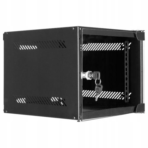 Szafa wisząca rack 4U 280 x 310 cm czarna