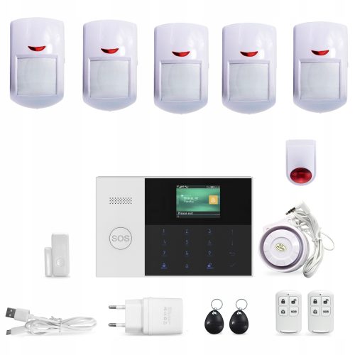 zestaw alarmowy GSM wifi do domu firmy Smart Live