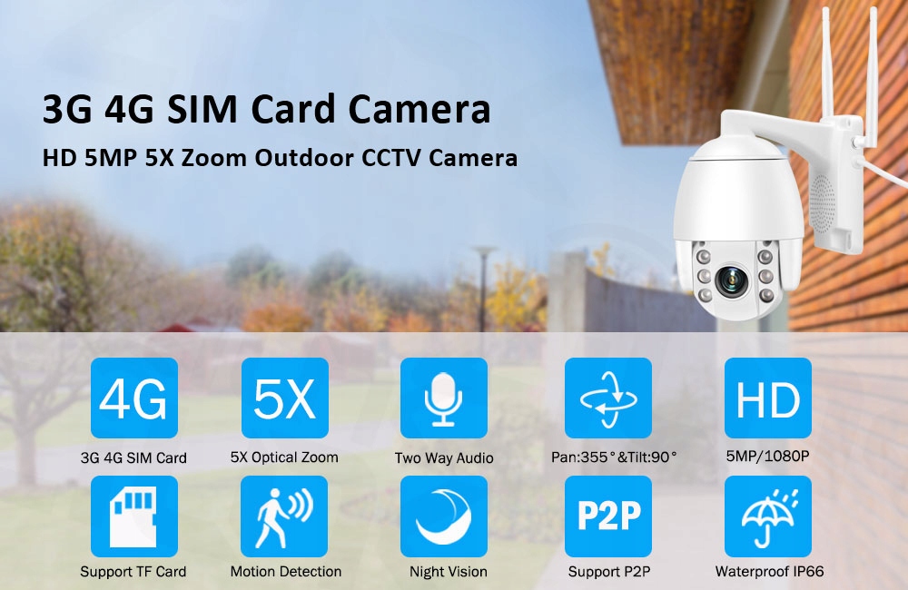 KAMERA LTE OBROTOWA 4G CAM SIM GSM 5MPX NOWOŚĆ CAMHI APLIKACJA - obrazek 12