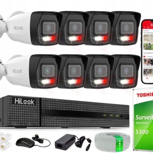 Zestaw do monitoringu dom kamera IP 8x IPC-B140HA-...
