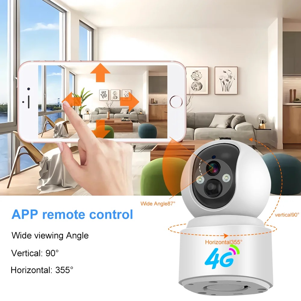 G-VISION JH09 kamera obrotowa 4g LTE na kartę sim v380 4mpx - obrazek 8