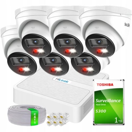 Zestaw monitoringu dom kamera IP 6x IPCAM-T2-30DL ...