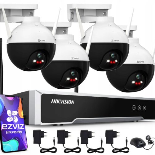 Zestaw do monitoringu Ezviz Zestaw CCTV WiFi C8W 4...