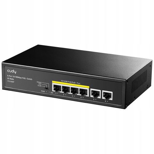Switch Cudy SF1006P PoE+ 6xFE 60 W