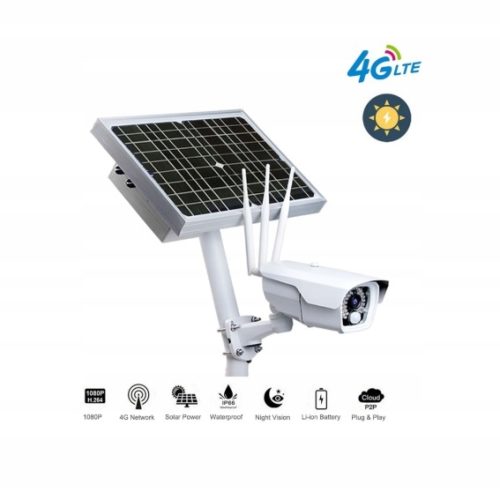 KAMERA z WŁASNYM ZASILANIEM 3G WiFi FULLHD ALARM