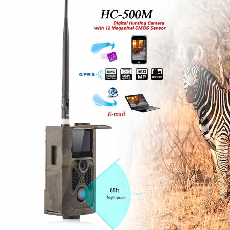 Kamera myśliwska fotopułapka MMS 3G GSM +SIM - obrazek 9