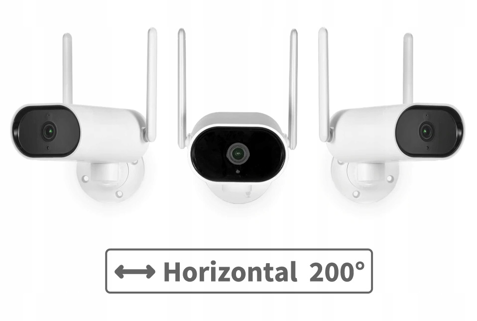 ZESTAW 4 KAMER OBROTOWYCH WIFI Z MONITOREM LCD 3mpx - obrazek 6