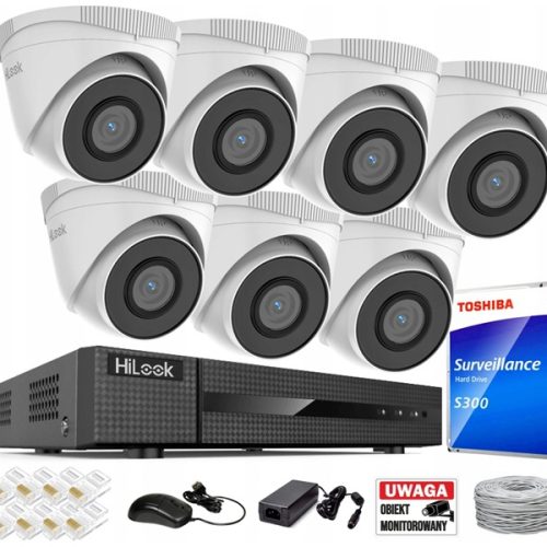 Zestaw do monitoringu dom kamera IP 7x IPCAM-T5 NV...