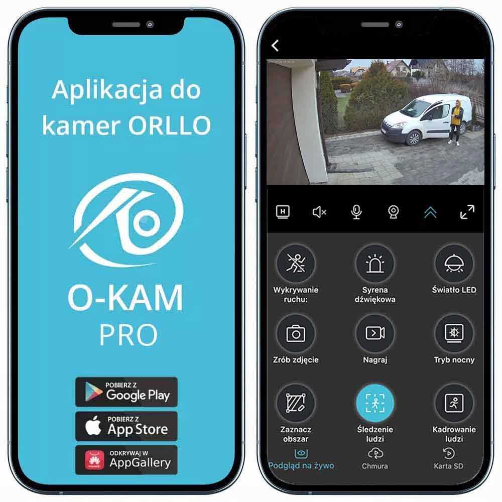 Kamera 4K GSM AI 8MPx Zewnętrzna ORLLO Z17 PRO Panel Fotowoltaiczny +GRATIS - obrazek 7