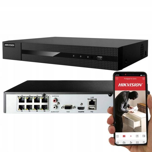 Rejestrator Hikvision Rejestrator 8xPOE NVR-8CH-PO...