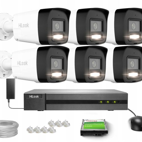 Zestaw do monitoringu dom firma IP 6x IPCAM-B6-30D...