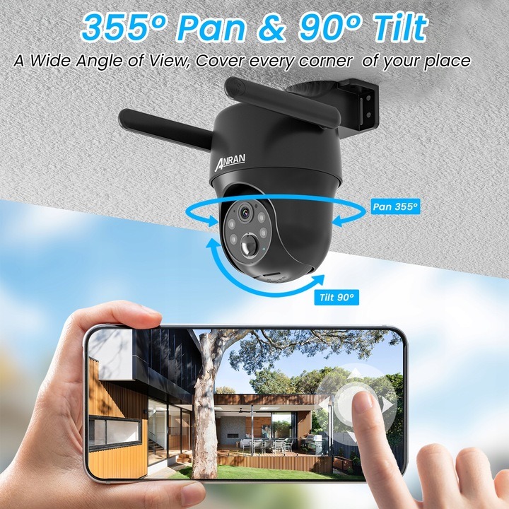 G-VISION KAMERA SOLARNA NA KARTE SIM 4g LTE Rewelacyjna APP ARCCTV - obrazek 5