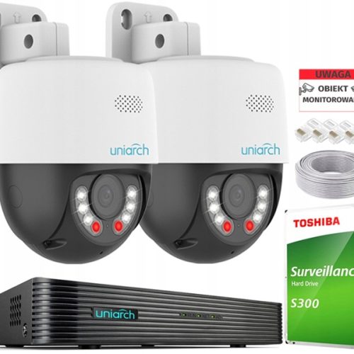 Zestaw monitoringu dom kamera IP 2x IPC-P213-AF40K...