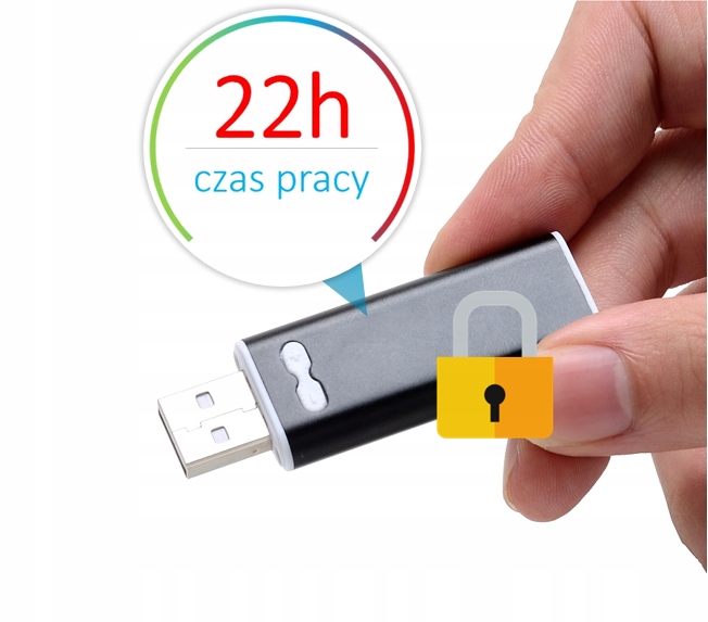Dyktafon cyfrowy Mini VX-13 8GB ukrywanie plików detekcja dźwięku - obrazek 7