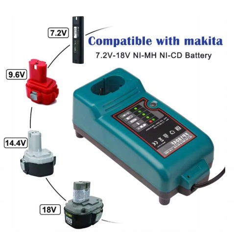 Ładowarka do akumulatorów Makita PA12 PA18 DC180...