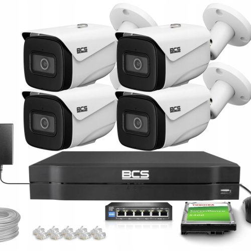 Zestaw monitoringu dom firma IP 4x BCS-L-TIP35FSR8...