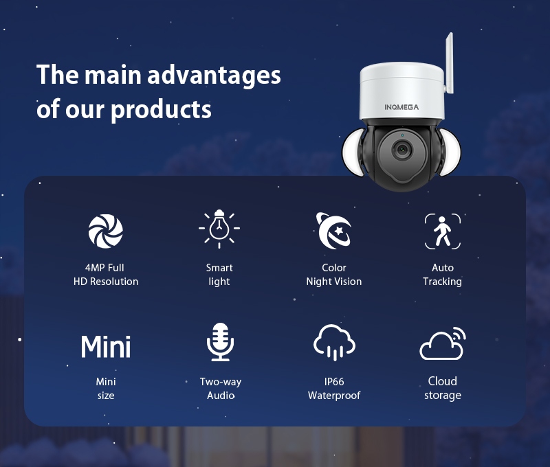 KAMERA OBROTOWA WIFI FULL HD p2p TUYA SMART LIVE - obrazek 2