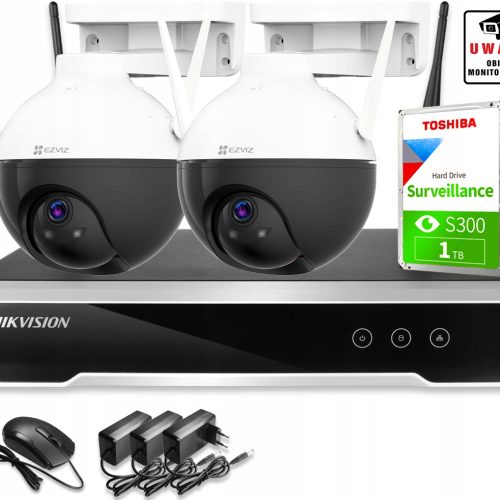 Zestaw do monitoringu Toshiba DS-7104NI-K1WM+CS-C8...