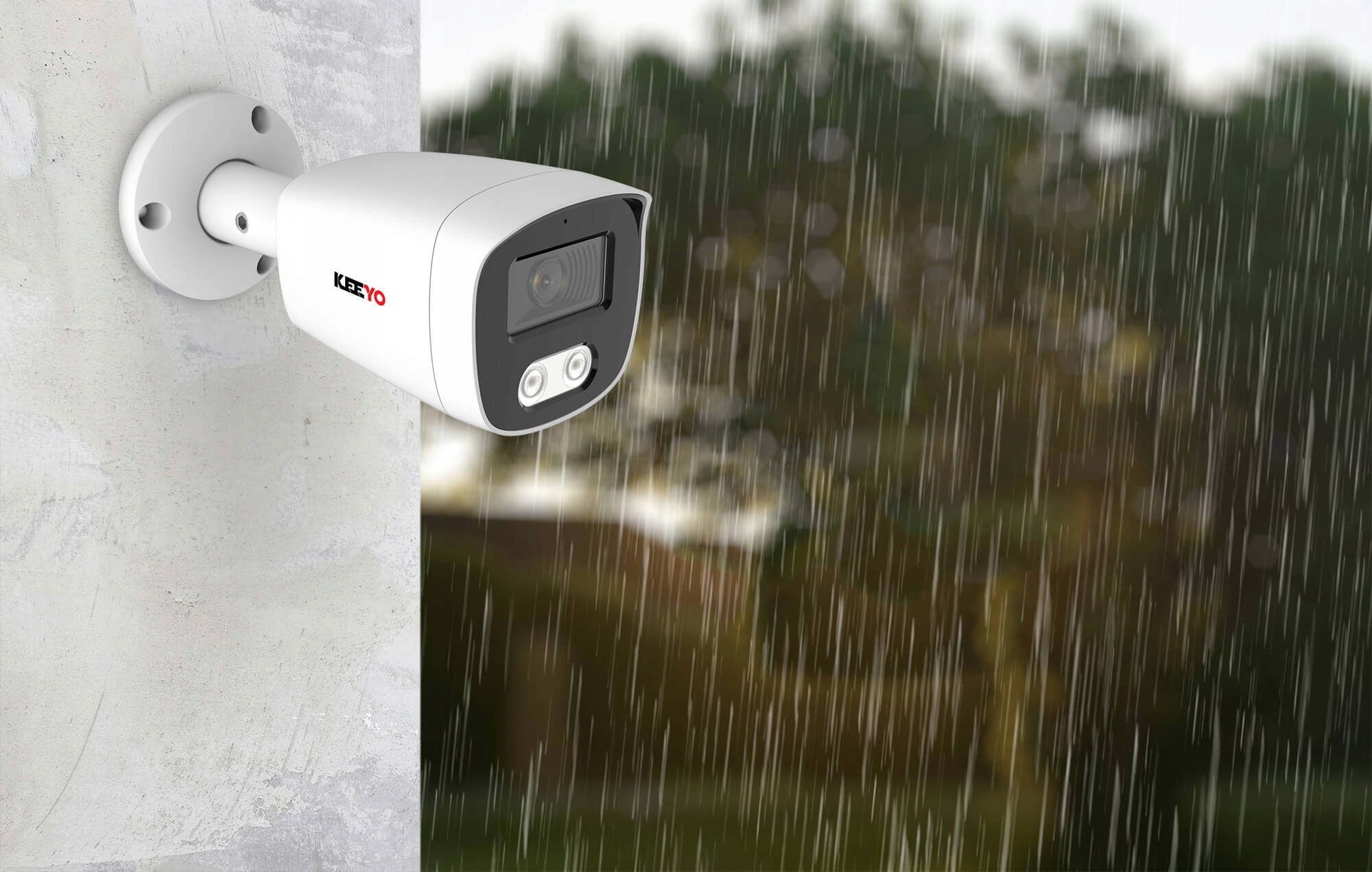 Zestaw monitoringu zewnętrzny IP KEEYO 6x LV-V-IP8M25TF-DL 8Mpx mikrofon - obrazek 10