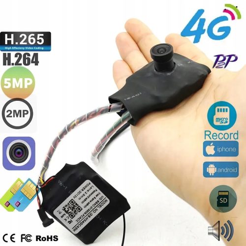 MINI SPY KAMERA 4G urządzenie szpiegowskie 5MPX