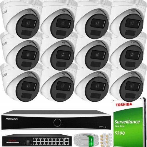 Zestaw monitoringu dom kamera IP 12x IPC-T241H-C D...