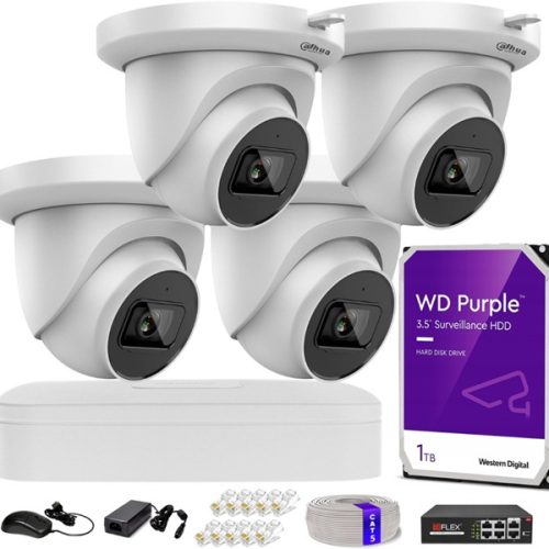 Zestaw monitoringu dom kamera IP 4x IPC-HDW2441TM-...