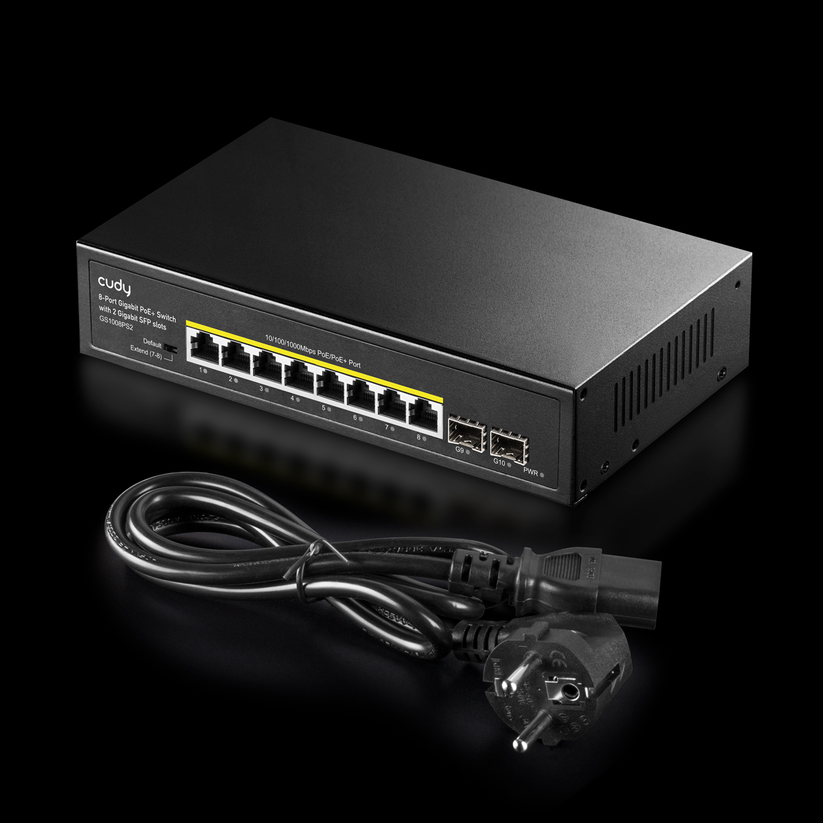 Switch CUDY GS1008PS2 - obrazek 3
