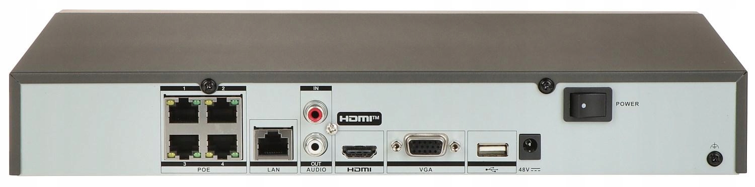 REJESTRATOR IP HIKVISION DS-7604NXI-K1/4P(D) 4 Porty Poe - obrazek 3