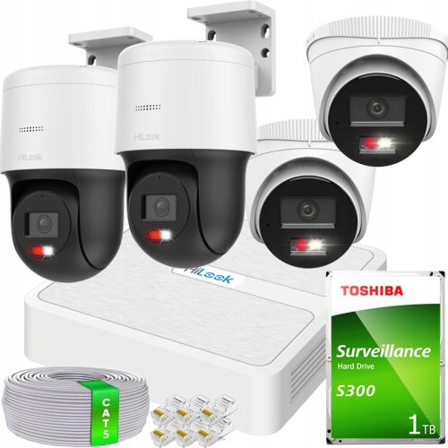 Zestaw do monitoringu Hikvision ZESTAW IP 2x IPCAM...