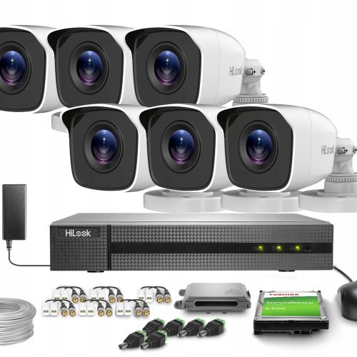 Zestaw do monitoringu kamer 6x TVICAM-B5M 5MPx 0.0...