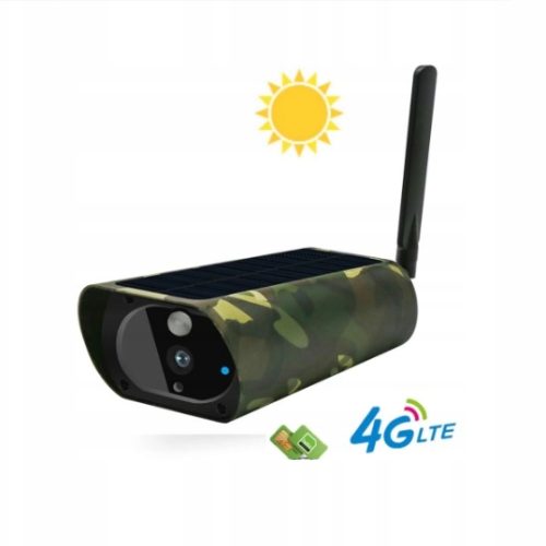 KAMERA SOLARNA GSM 4G LTE NA KARTE SIM MORO KOLOR