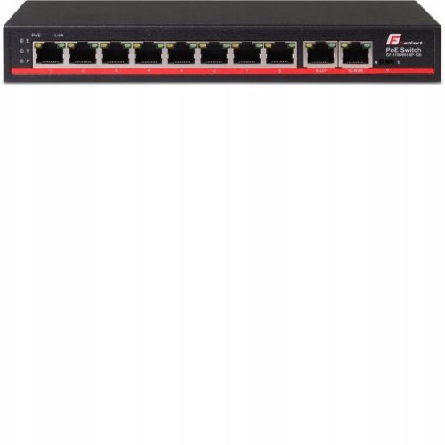 SWITCH POE GETFORT 8FE x POE + 2FE UPLINK WATCHDOG