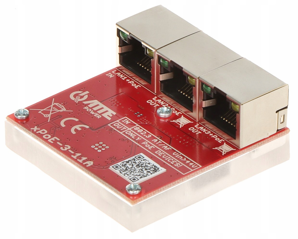 Switch Atte Power PoE XPOE-3-11A 3-portowy - obrazek 2
