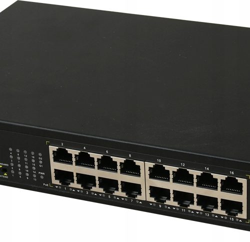Switch Pulsar S116 18-portowy PoE do 16 kamer IP